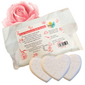 Rose Geranium Aromatherapy Bath Bombs | Natural Relaxing Bath Fizzers for Calm & Rejuvenation | Vegan, Plastic-Free