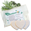 Rosemary Eucalyptus Aromatherapy Bath Bombs | Natural Fizzy Bath Fizzers for Relaxation & Stress Relief | Vegan, Plastic-Free
