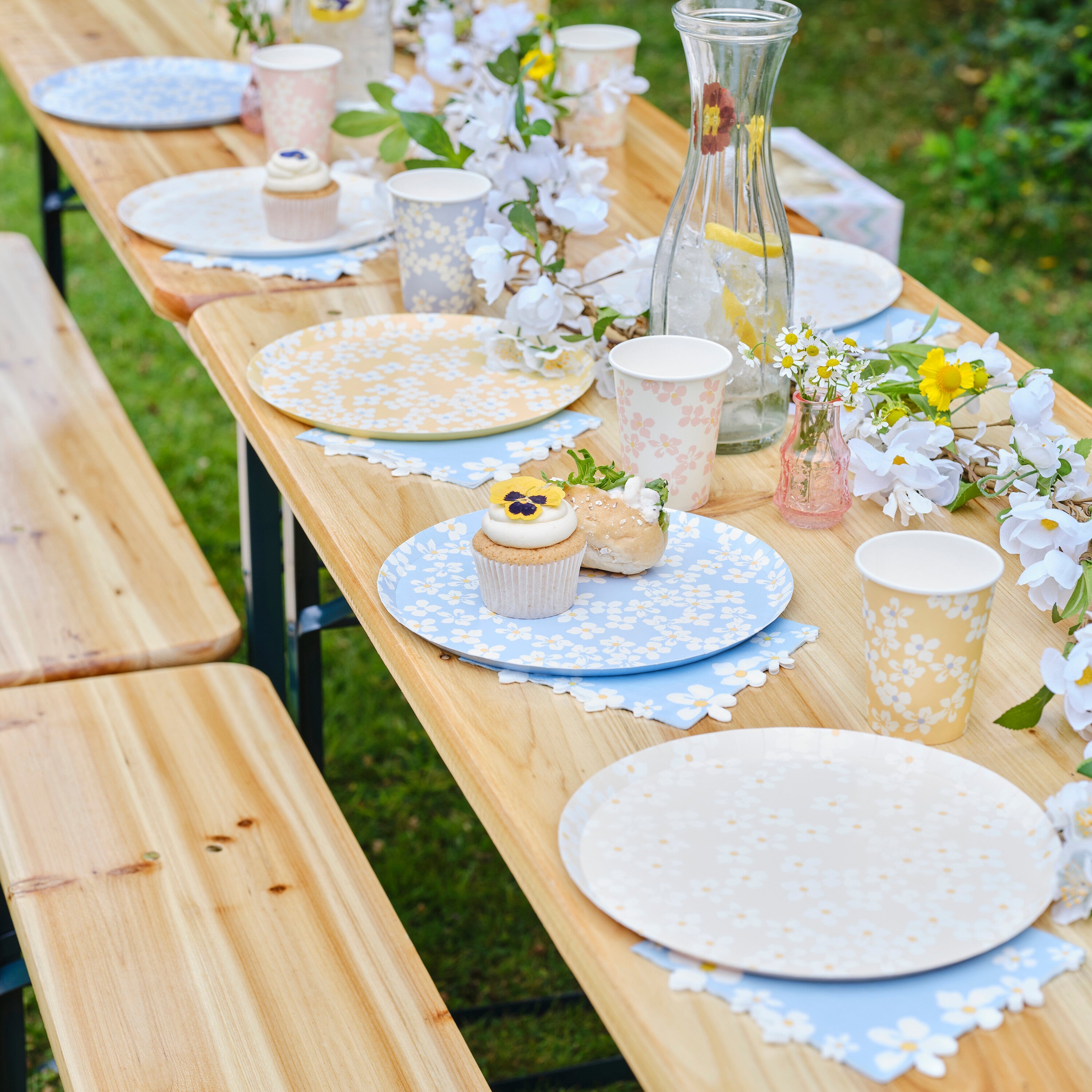 Floral Paper Plates