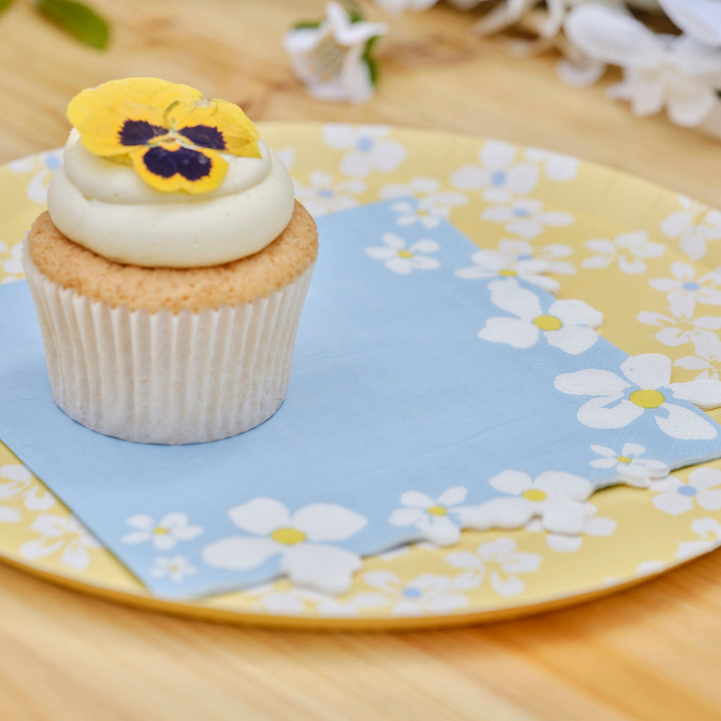 Flower Edge Floral Napkins- 5 Inner Pack