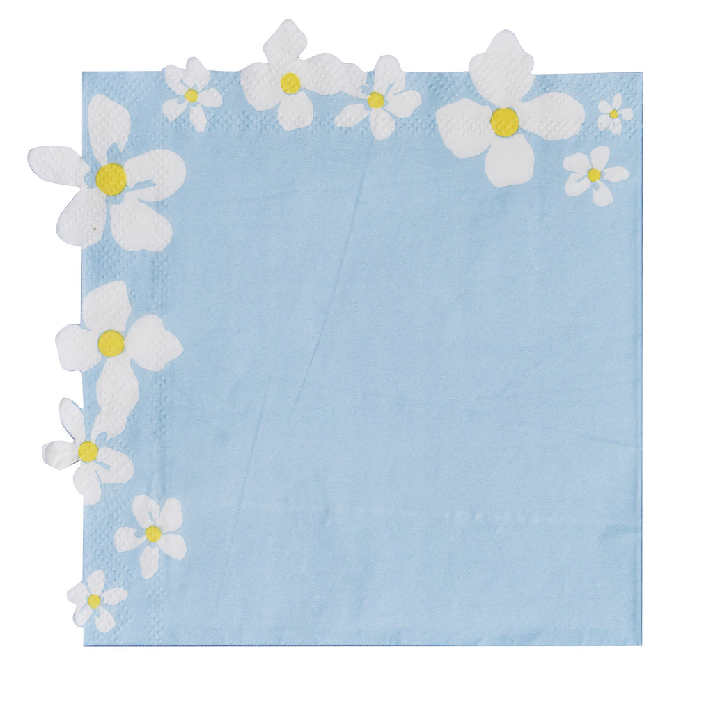 Flower Edge Floral Napkins- 5 Inner Pack