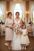 Stacey Rose Gold Bridal Bouquet lifestyle scene