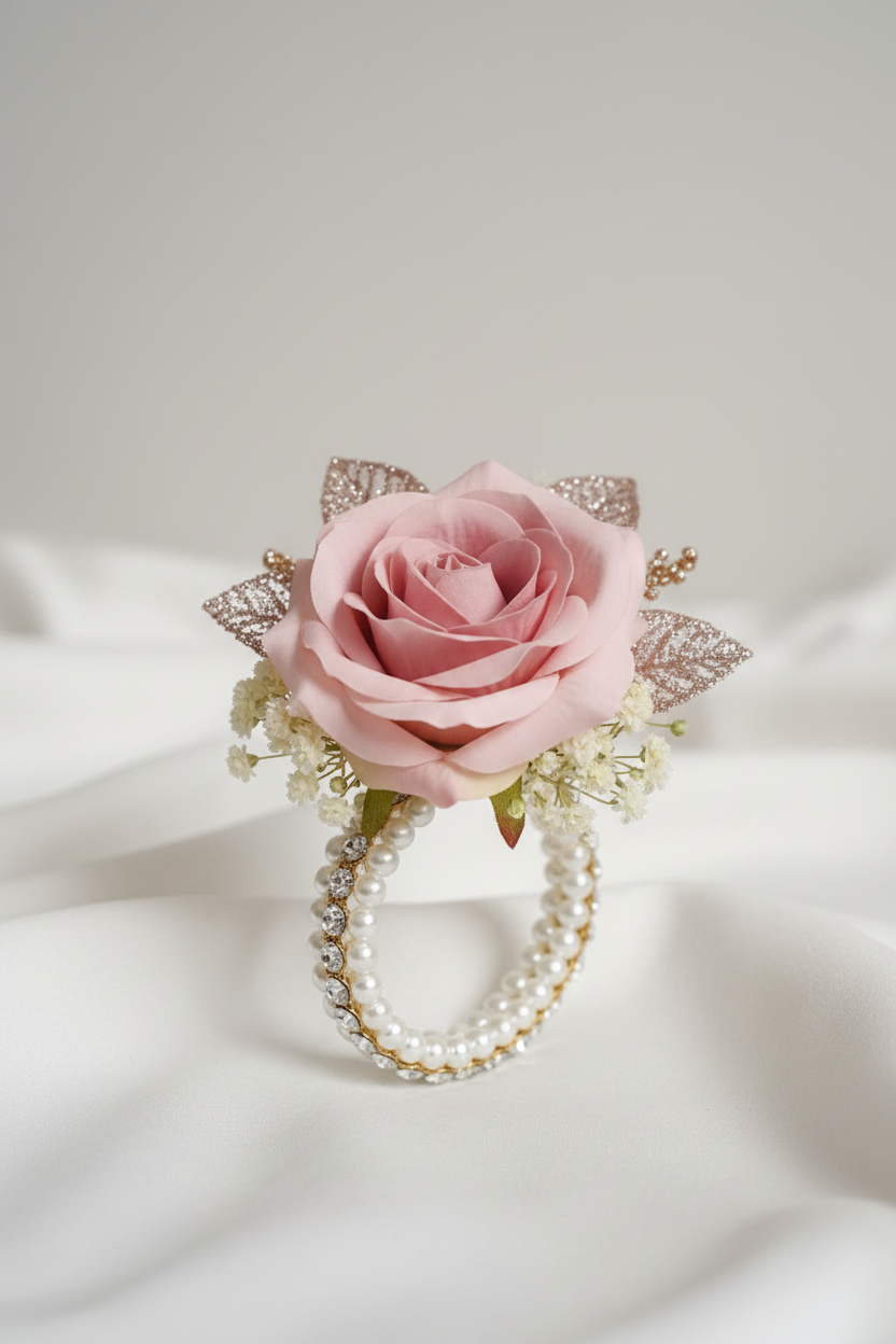 Stacey Rose Gold Wrist Corsage