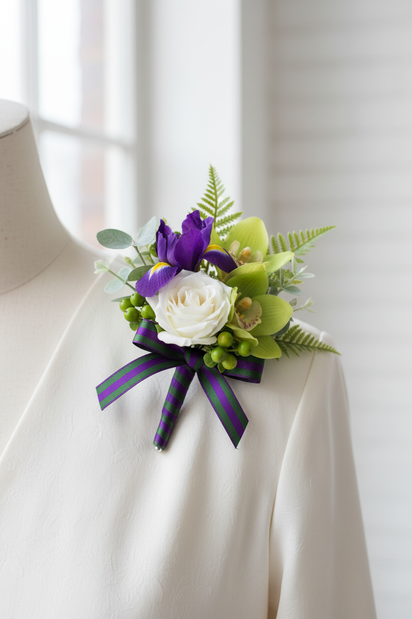 Suffragette Pin-on Corsage