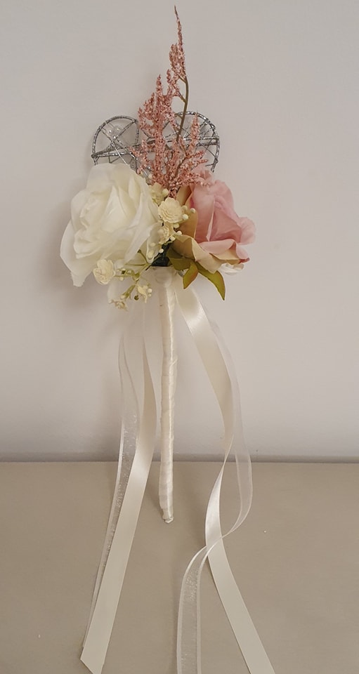 Florence | Silk Rose & Gypsophila Artificial Wedding Bouquet