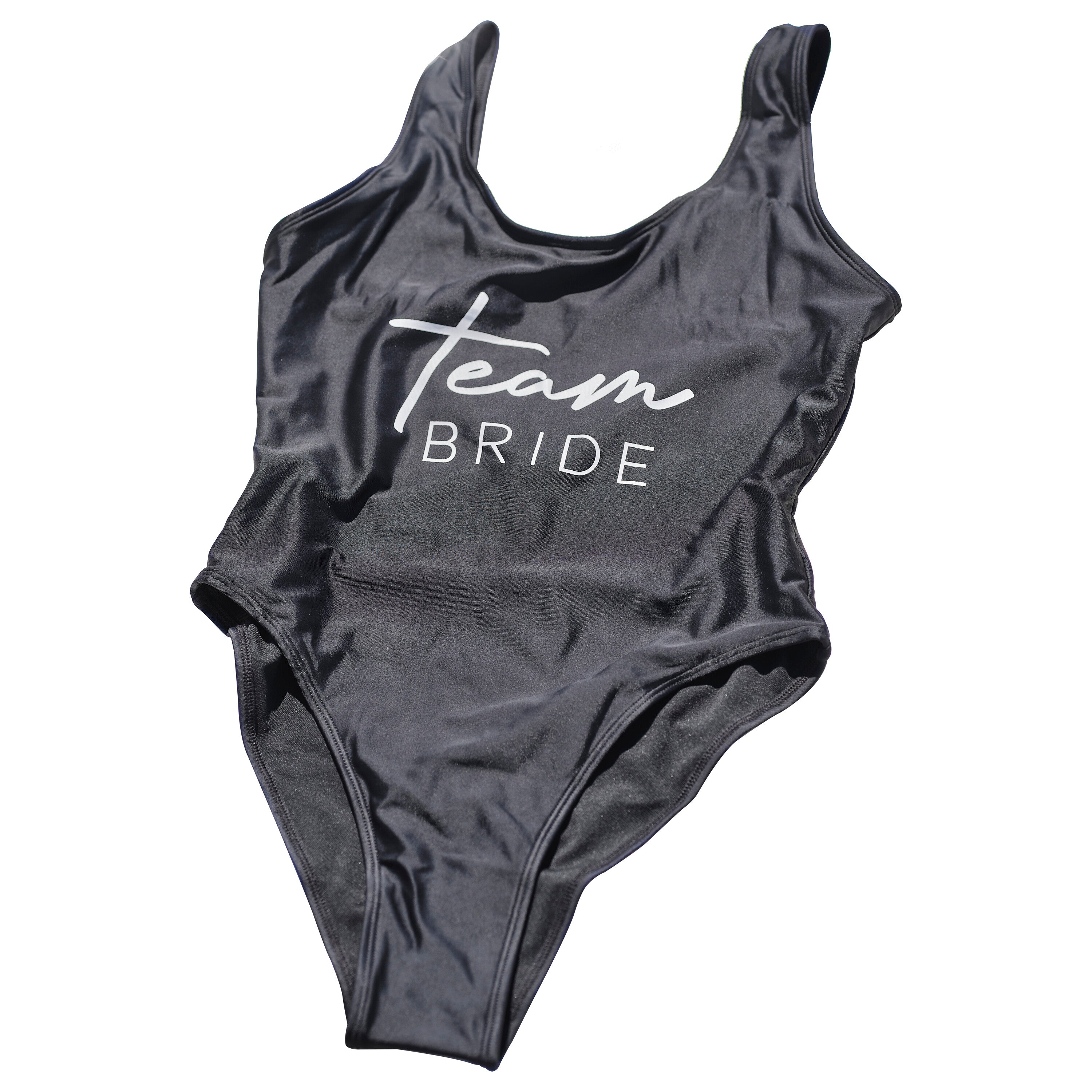 Maillot de bain Team Bride Noir pour Enterrement de Vie de Jeune Fille - Lot de 8