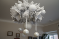 White Christmas Hanging Chandelier