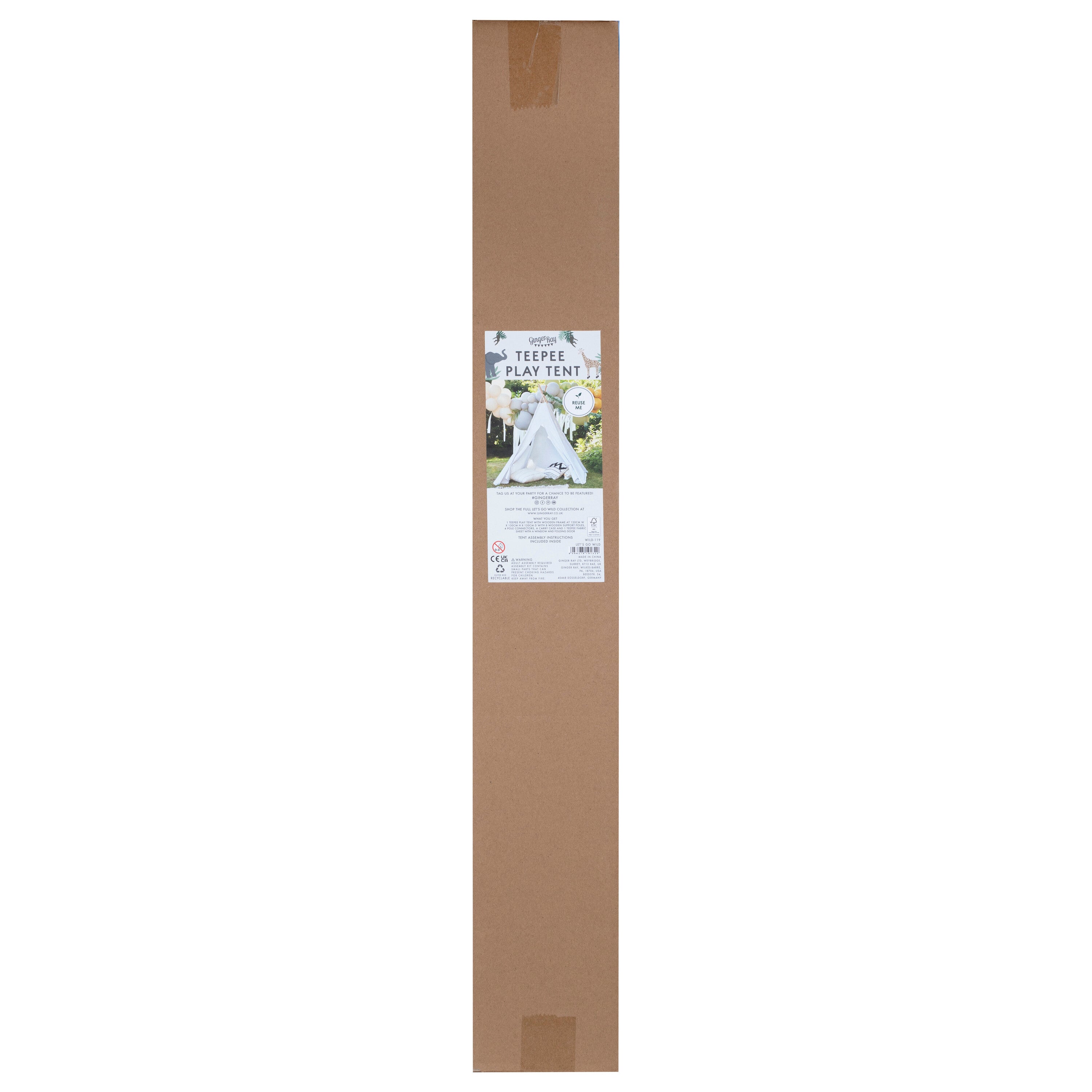 Teepee Play Tent- 1 Inner Pack