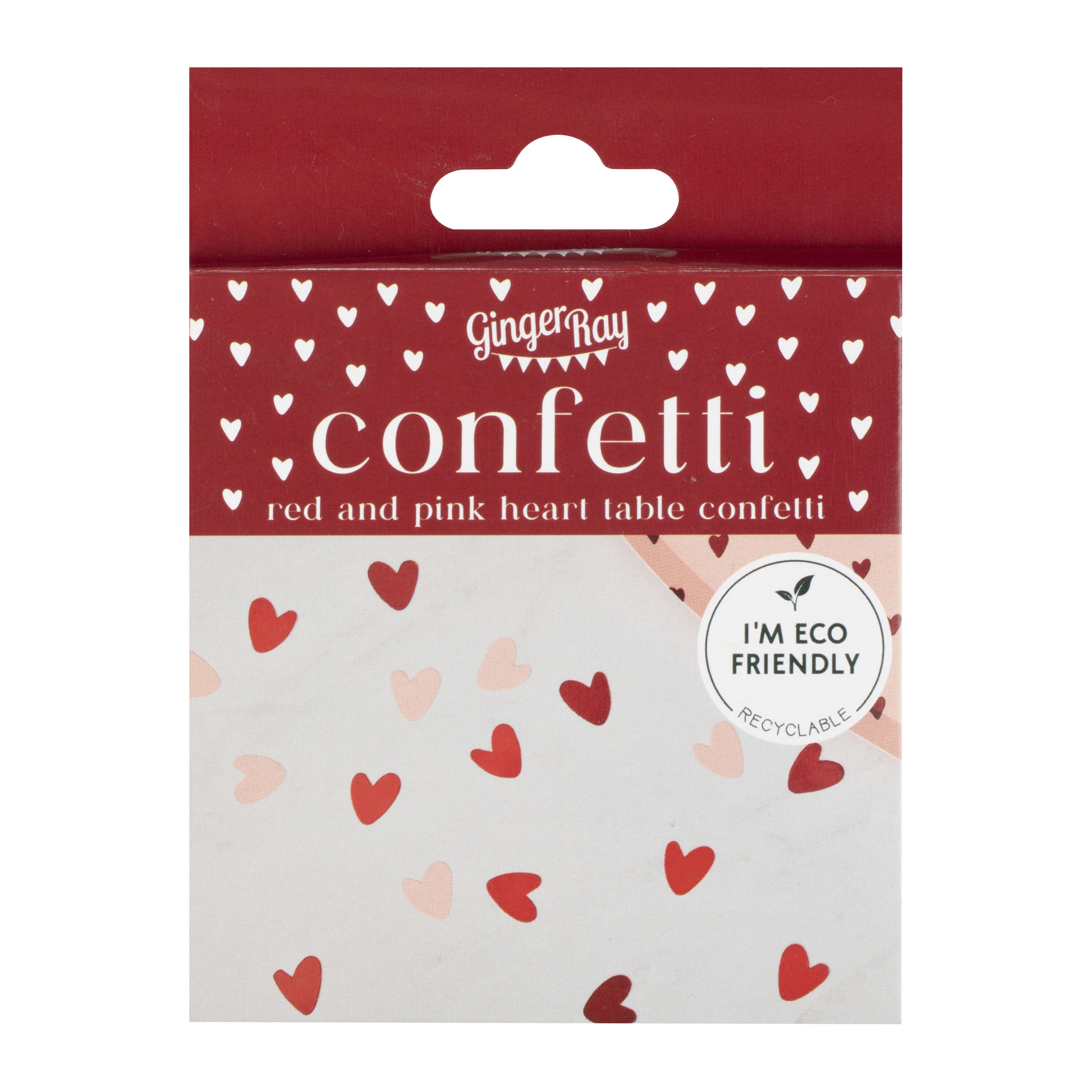 Pink and Red Heart Confetti- 10 Inner Pack